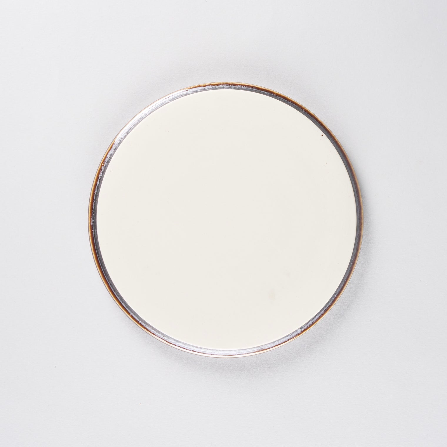 Jakuen Short Rim Plate, 19cm x 19cm x H1.6cm