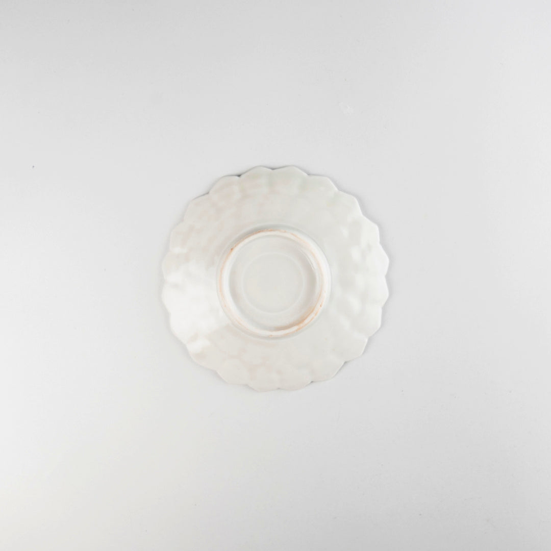 Asami Maeda Dahlia 5-inch Plate White, 15.6×2cm