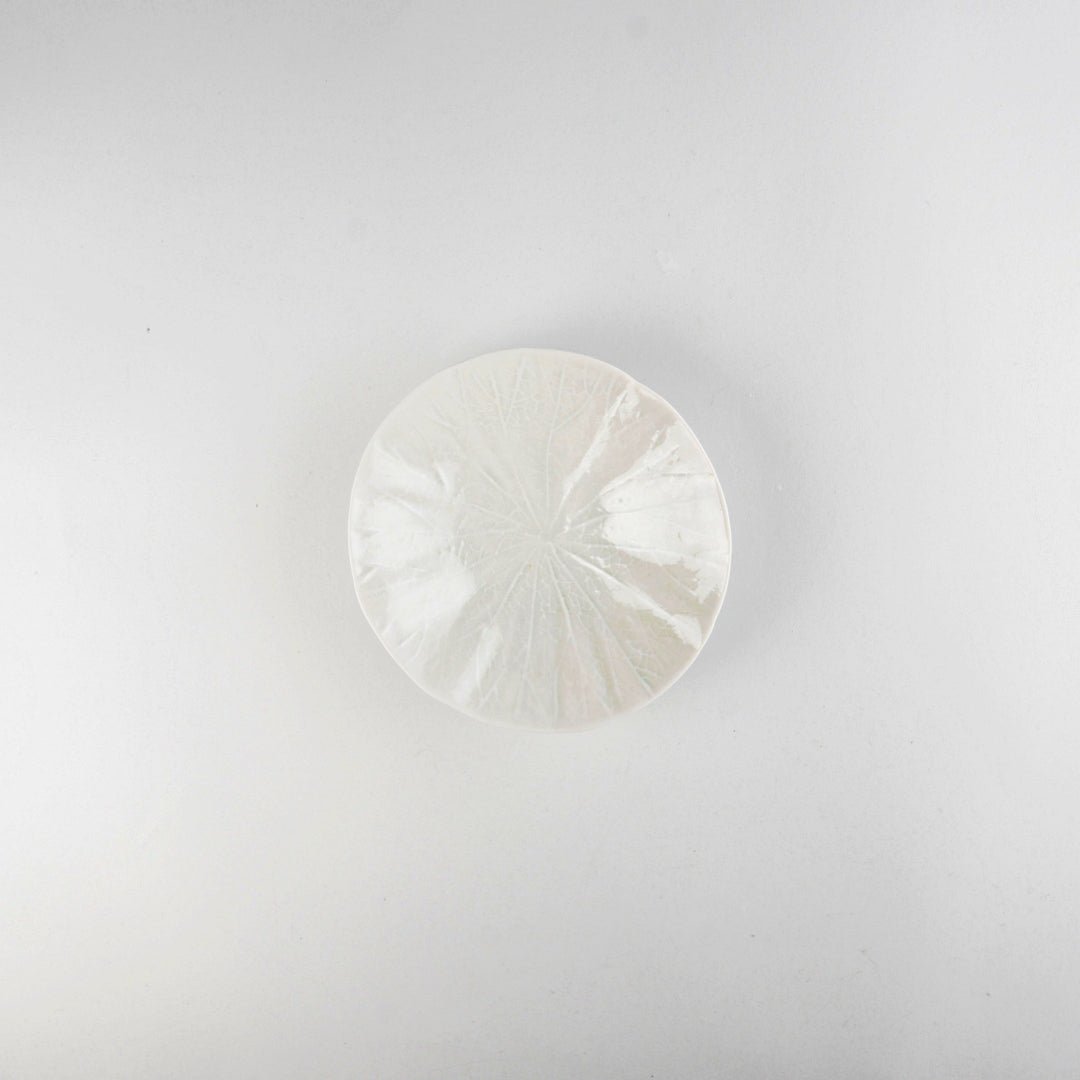 Asami Maeda Lotus Leaf Medium Bowl White, 15.2×14.7×3.6cm