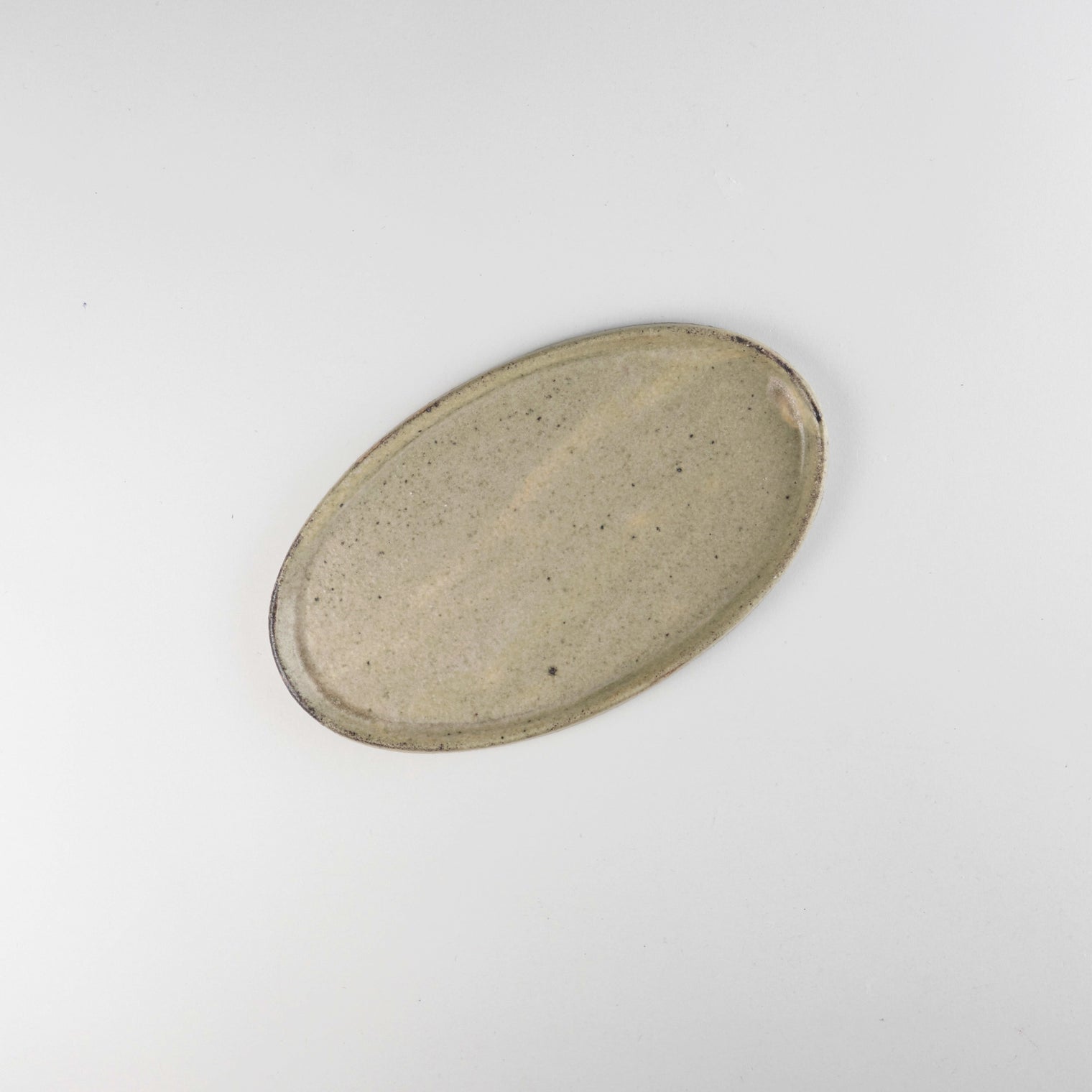 ONKO Oval Plate M Green, 19.5cm