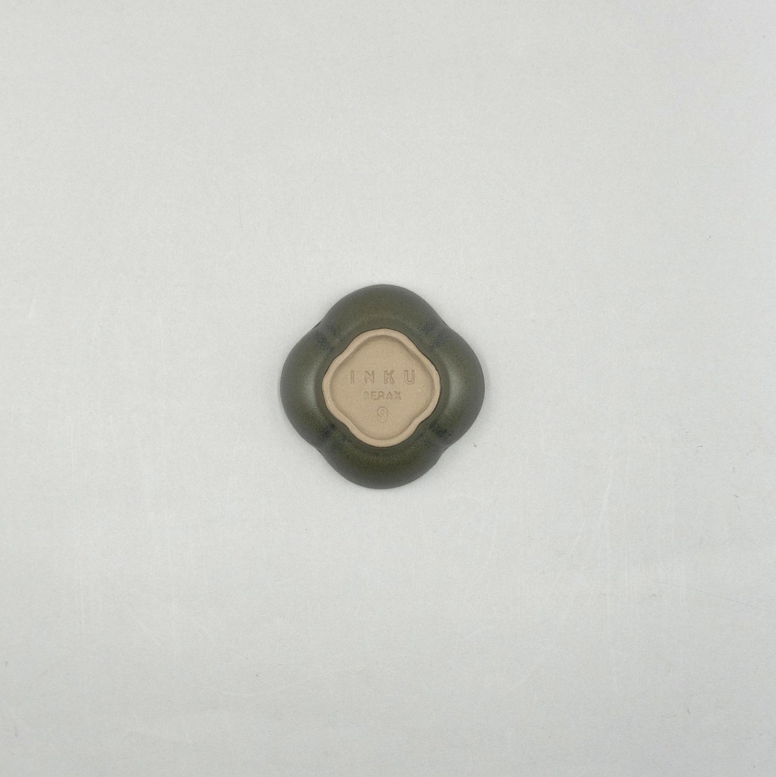 Inku Ribbed Bowl, Green, 9cm x 9cm x 3cm, Design by Sergio Herman