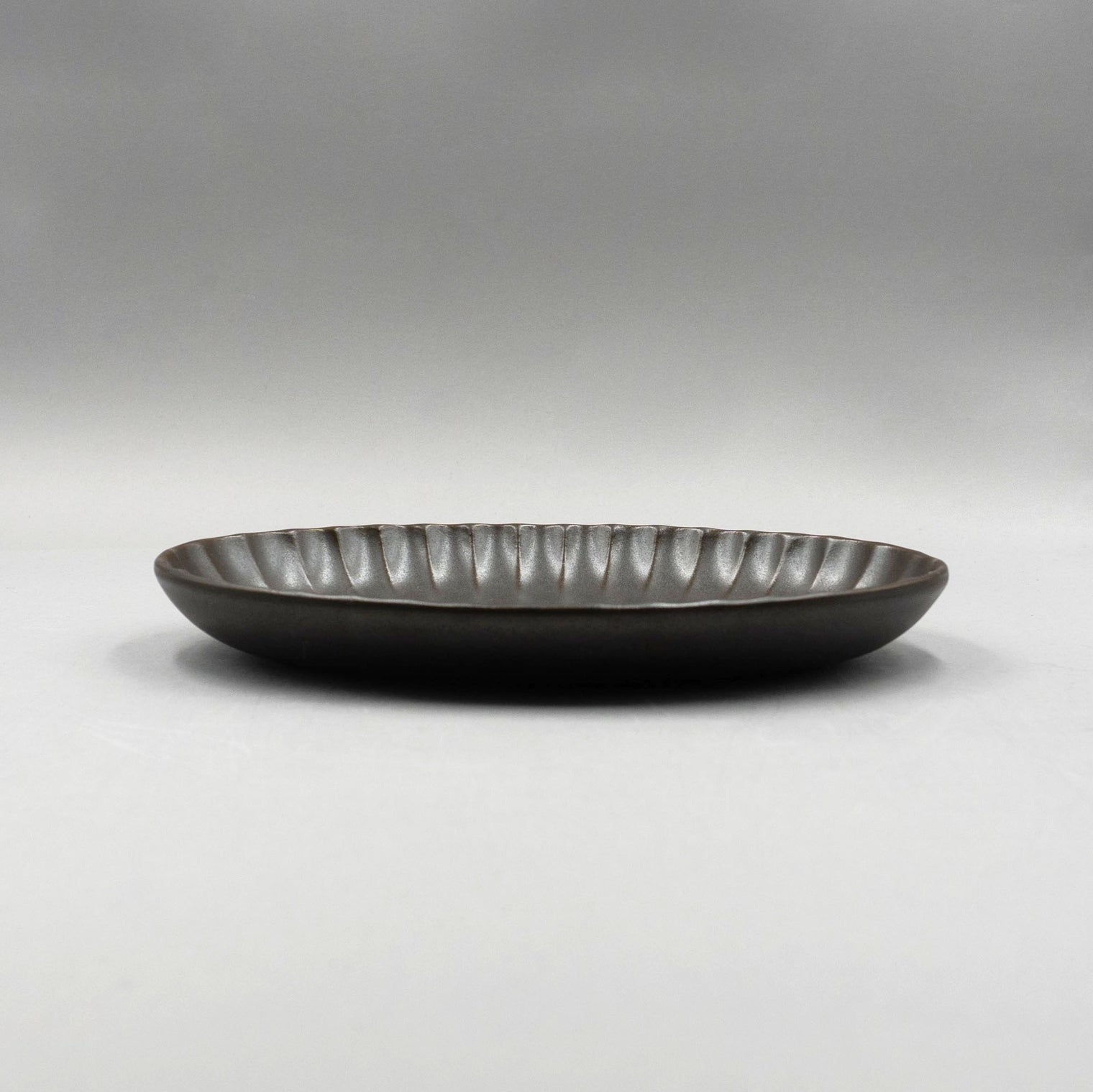 Inku Serving Oval Plate, L22cm x W15.4cm x H2.7cm, Design by Sergio Herman