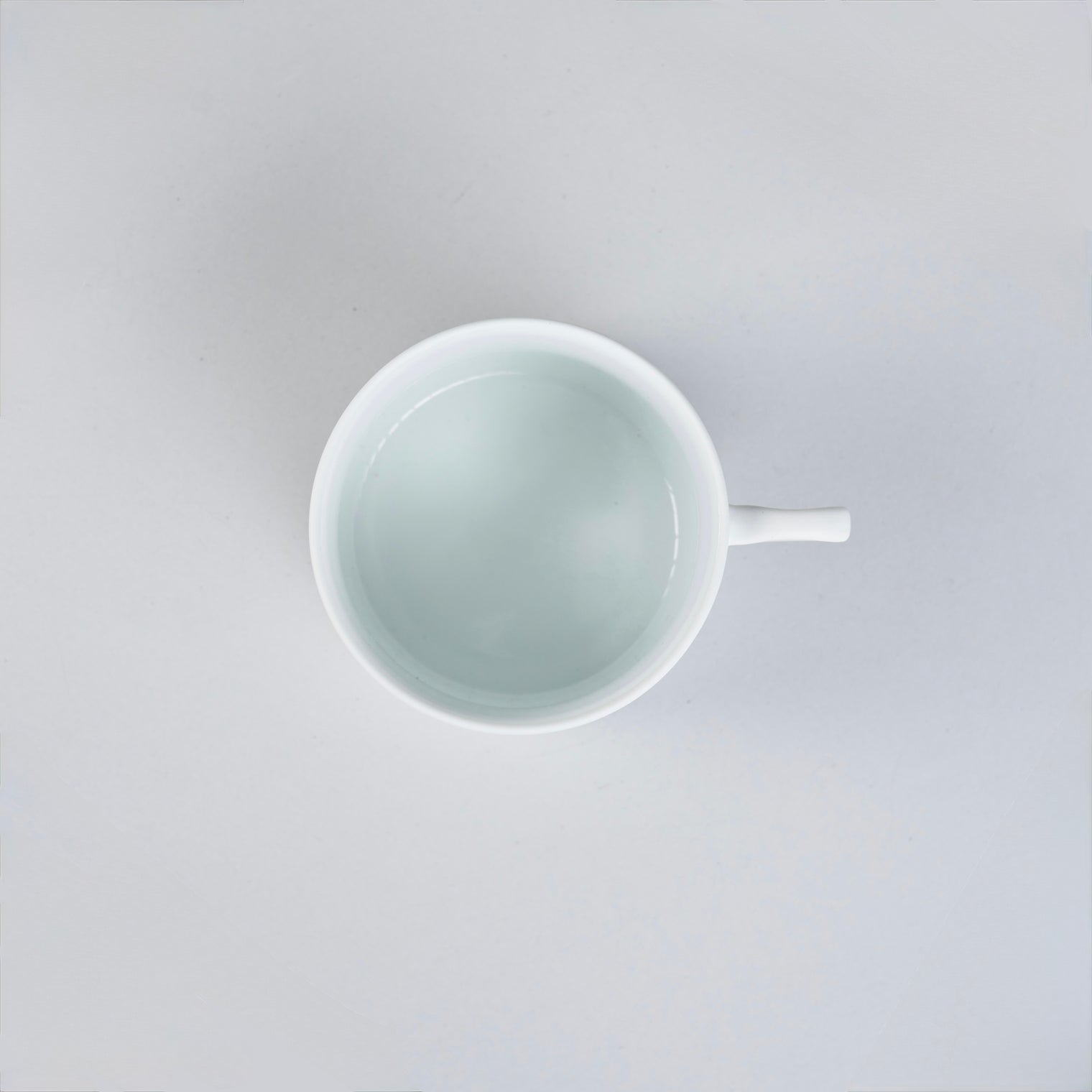 Bisque White Tea Cup, 7.5cm x H6.5cm, Design by Moriyama