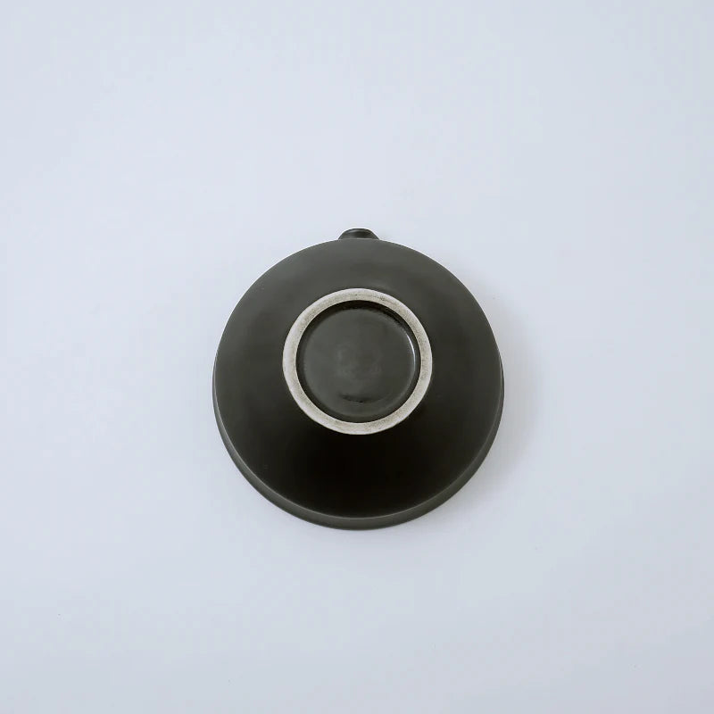 Usukiyaki, RINKA Shiboridashi Japanese Houhin, Black, D12cm x H6.5cm