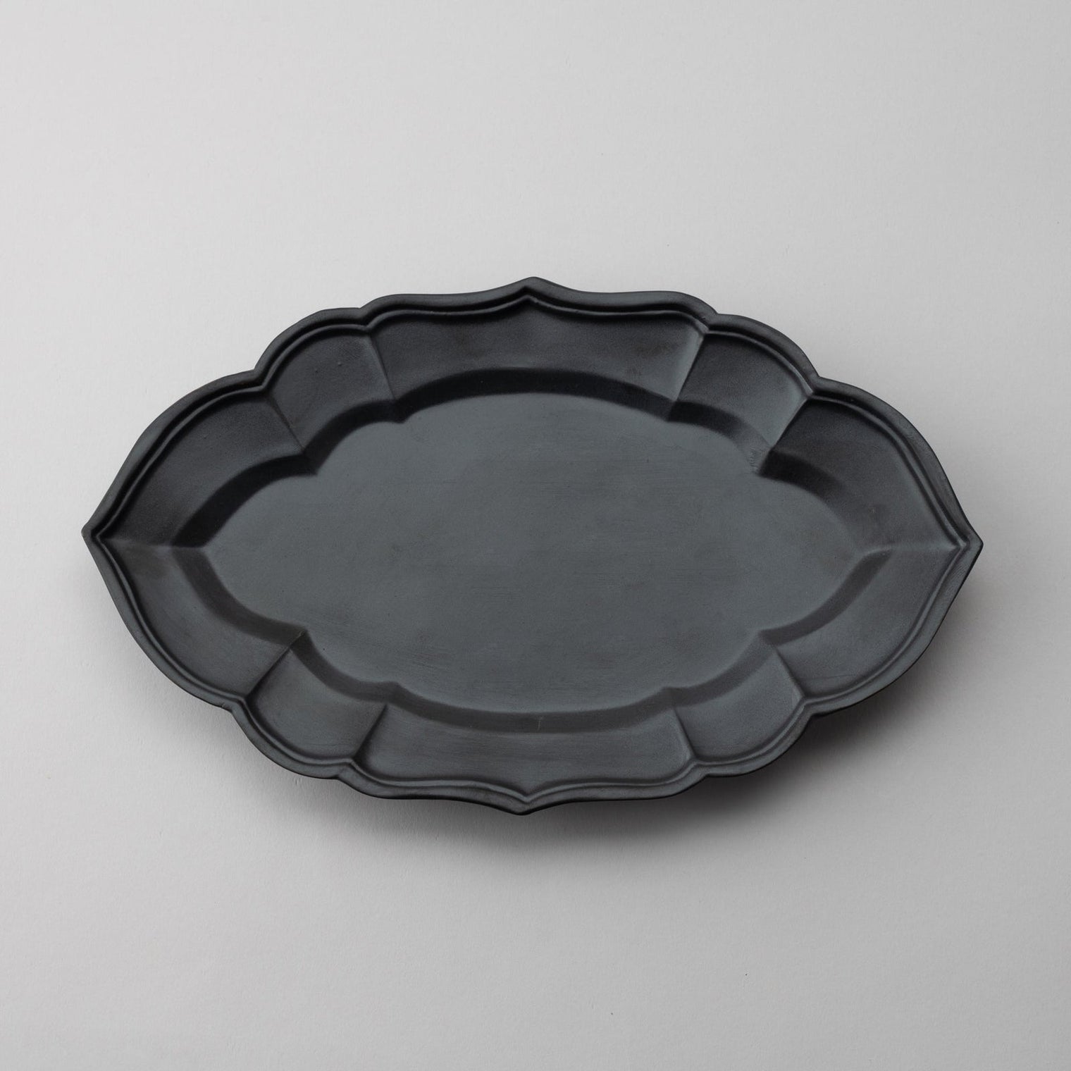 Usukiyaki, Oval Plate Small, Black