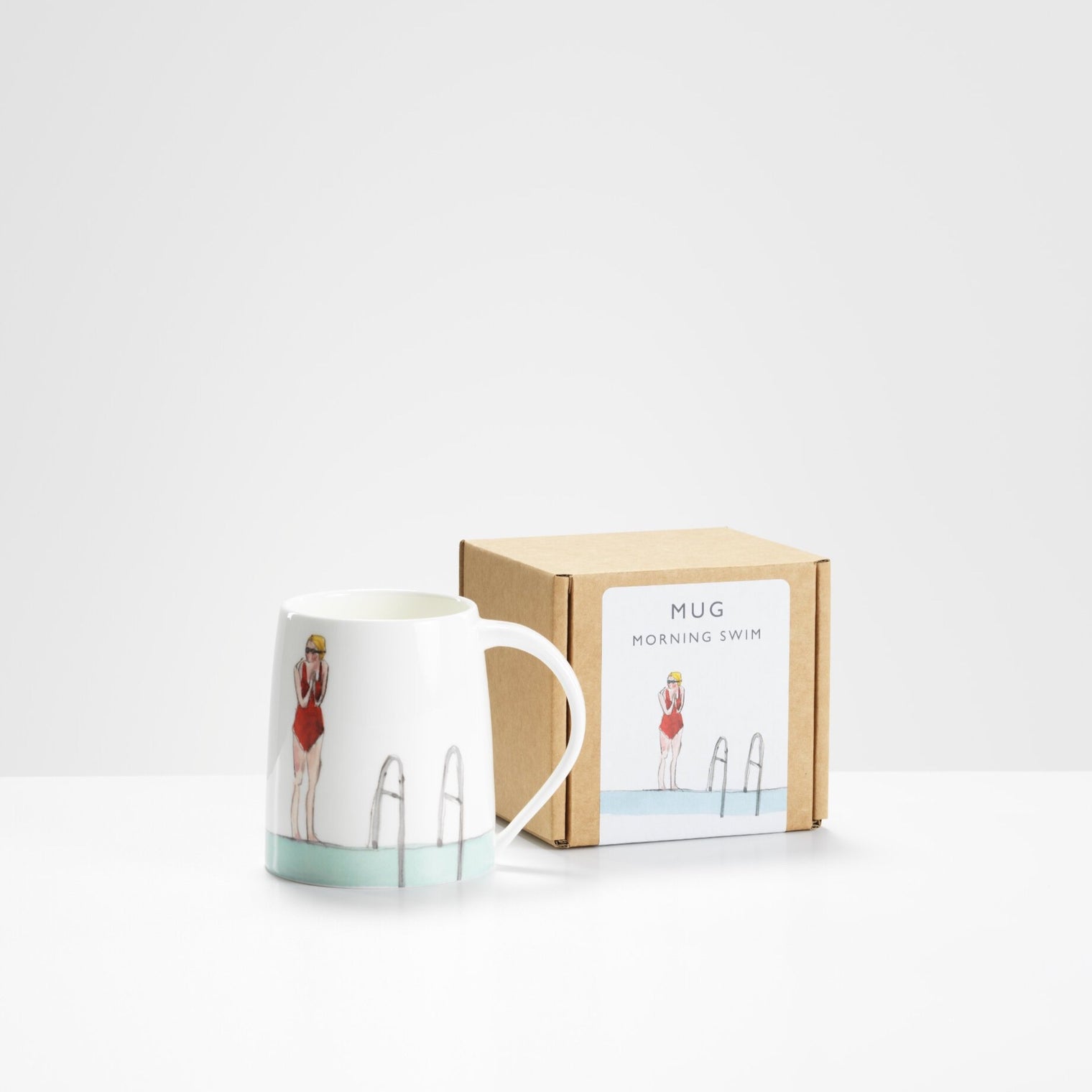 Morning Swim Mug, by Helen Beard