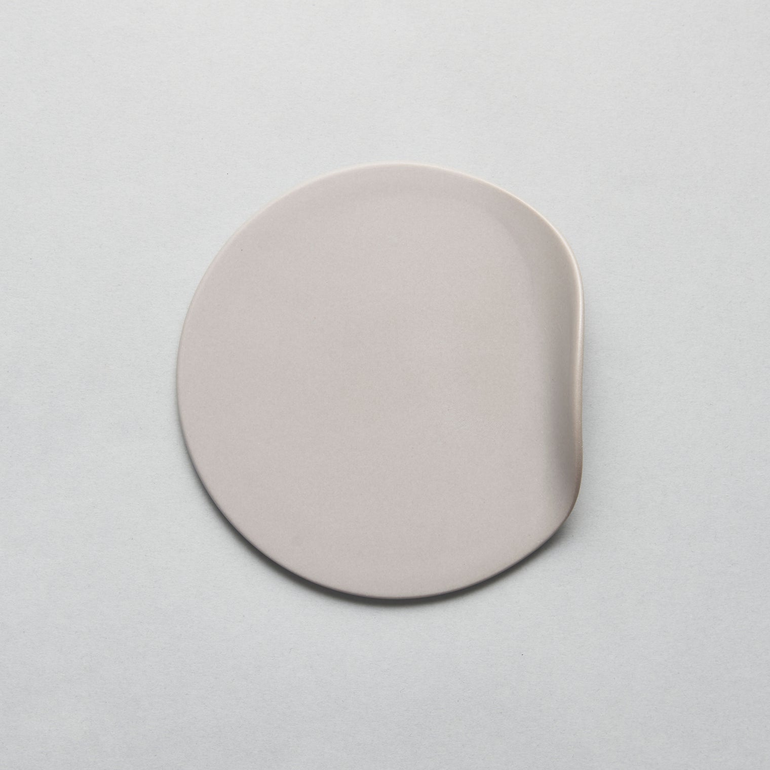 Blend Gray Fold Plate L, 21cm x 21cm x H1cm, Moriyama