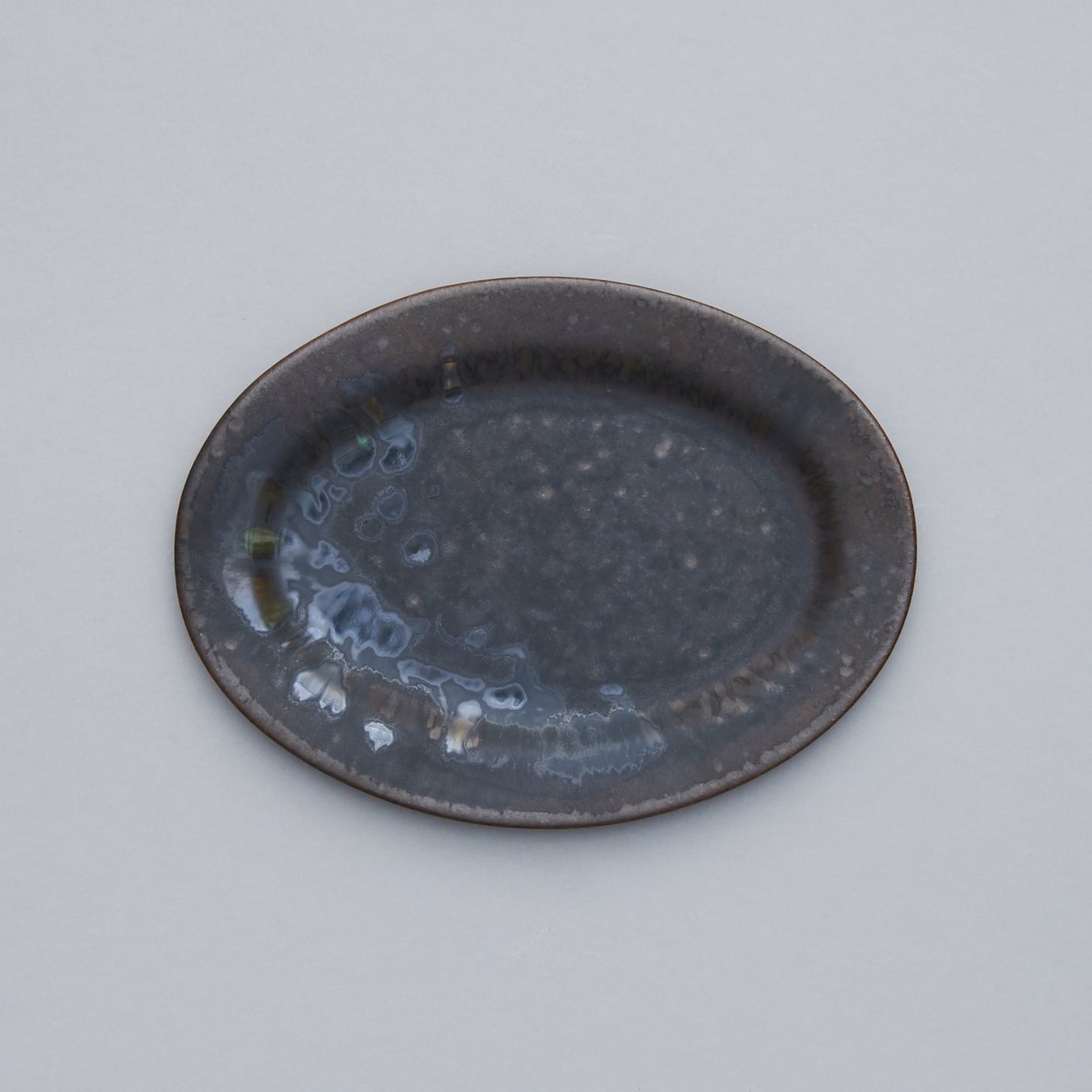 Yoshida Oval Plate, galaxy, 252mm x 190mm x 21mm