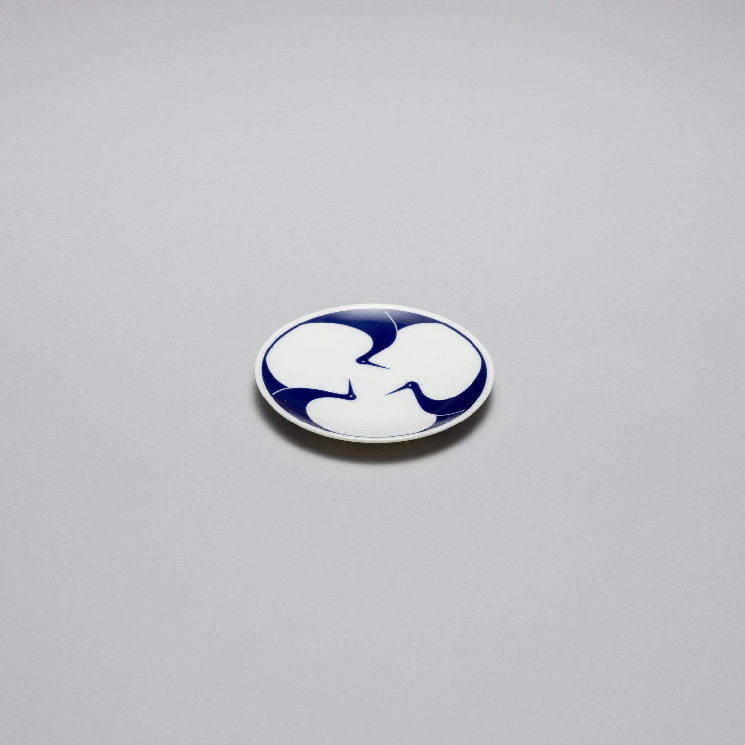 Engi Small Plate, Crane, 12.2cm x H1.5cm