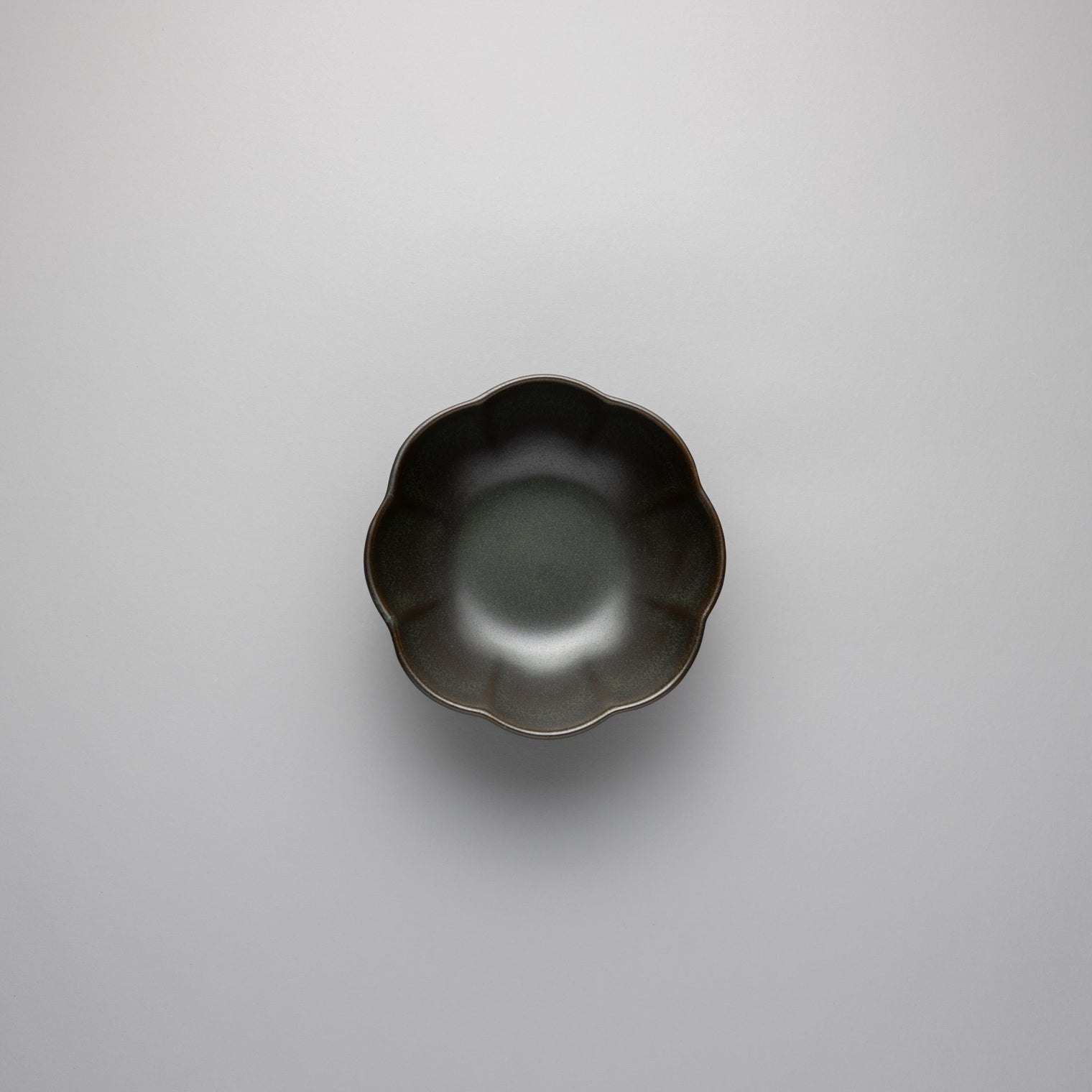 Inku Ribbed Bowl, Green, 15cm x 15cm x H6cm, Design by Sergio Herman