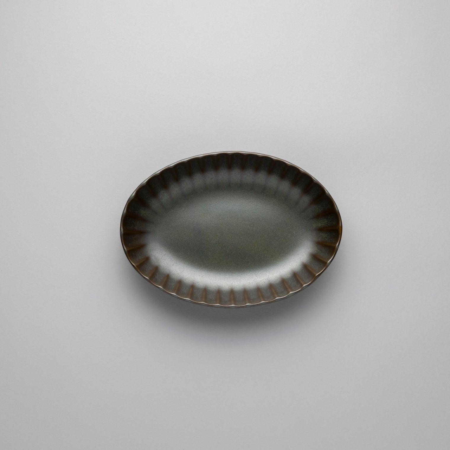 Inku Serving Oval Bowl, L19cm x W13cm x H3.7cm, Design by Sergio Herman