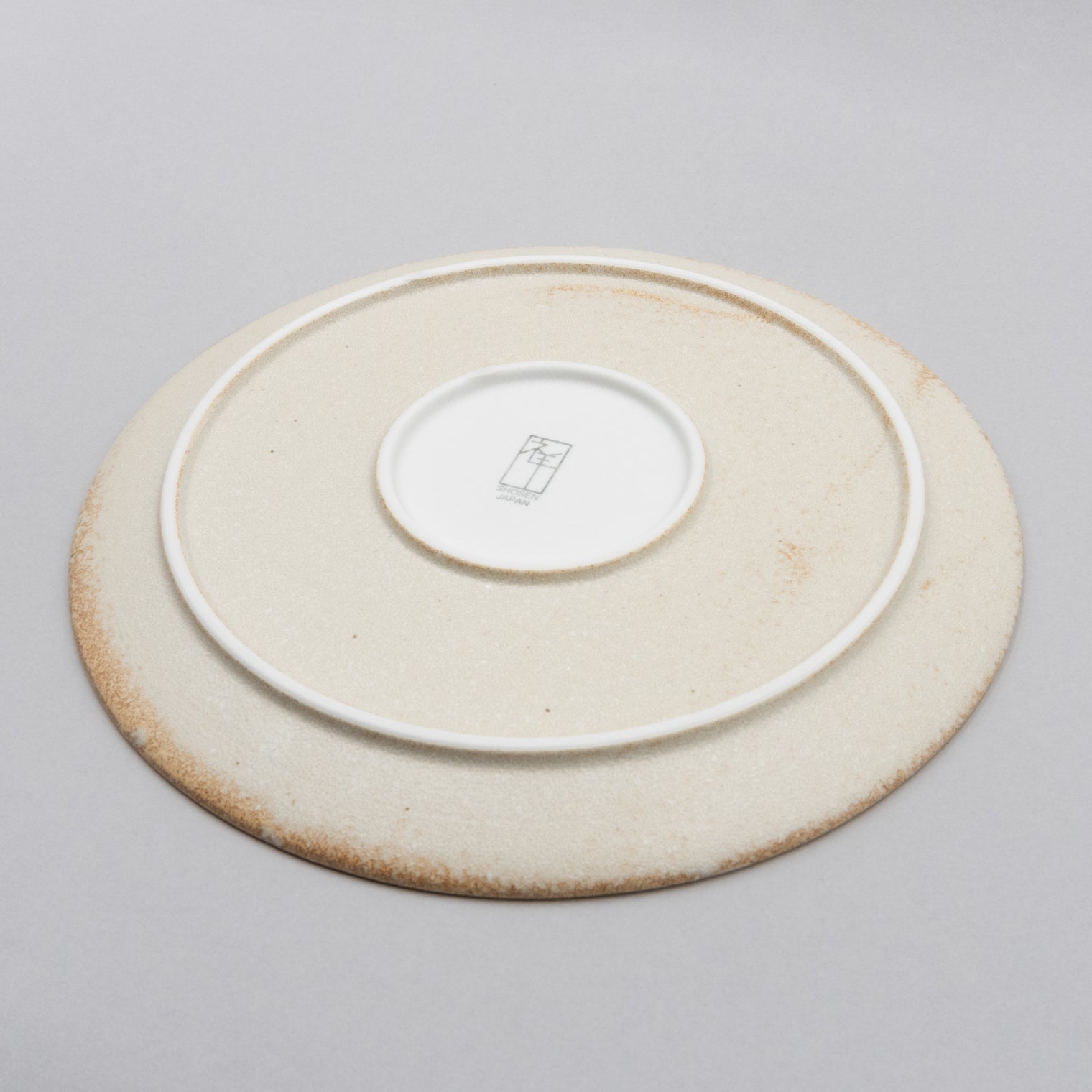 Beige Matte Plate, 22cm x H2cm