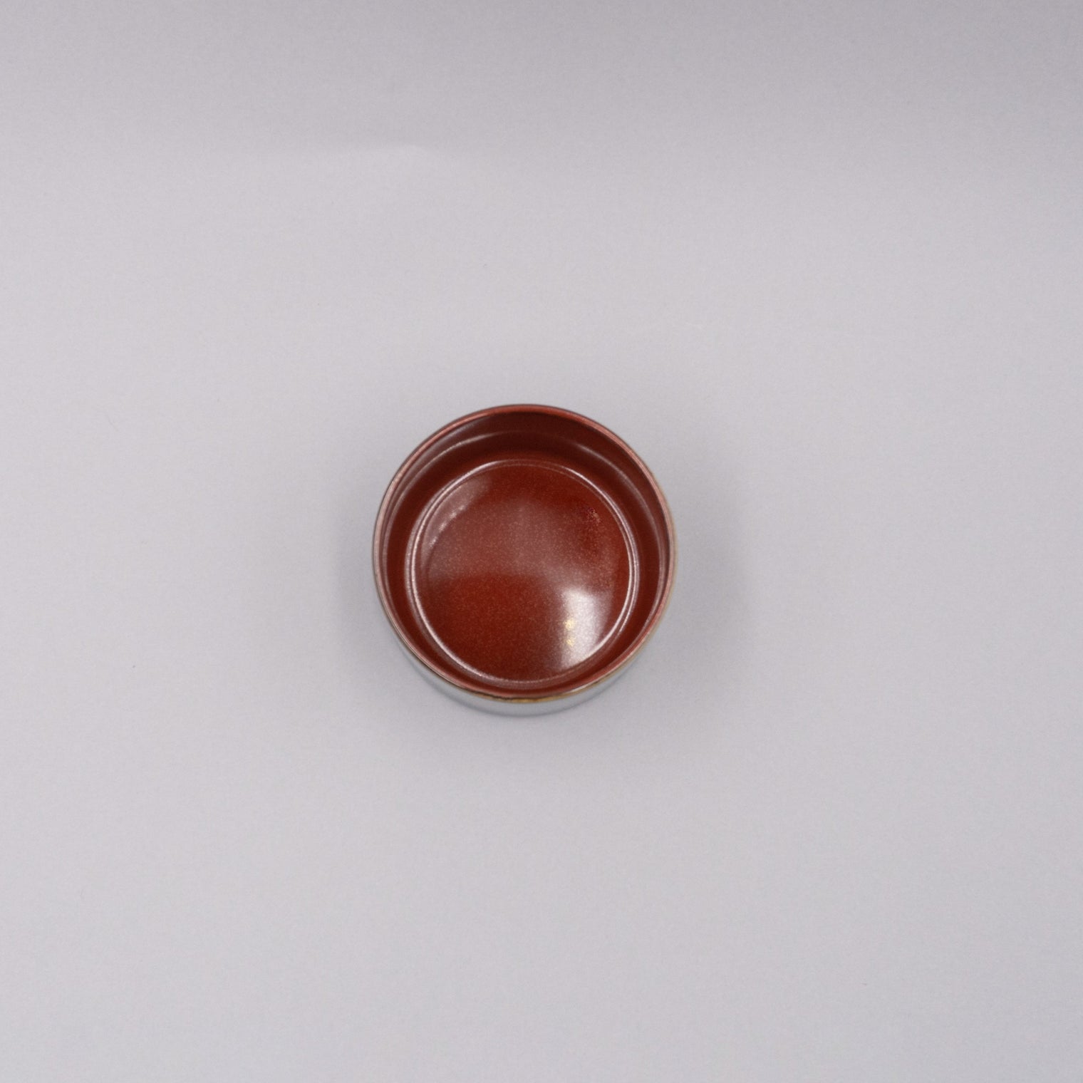 Goblet Cylinder Low, Smokey Blue/Rust, 7.5cm x 5cm, Design by Anita Le Grelle