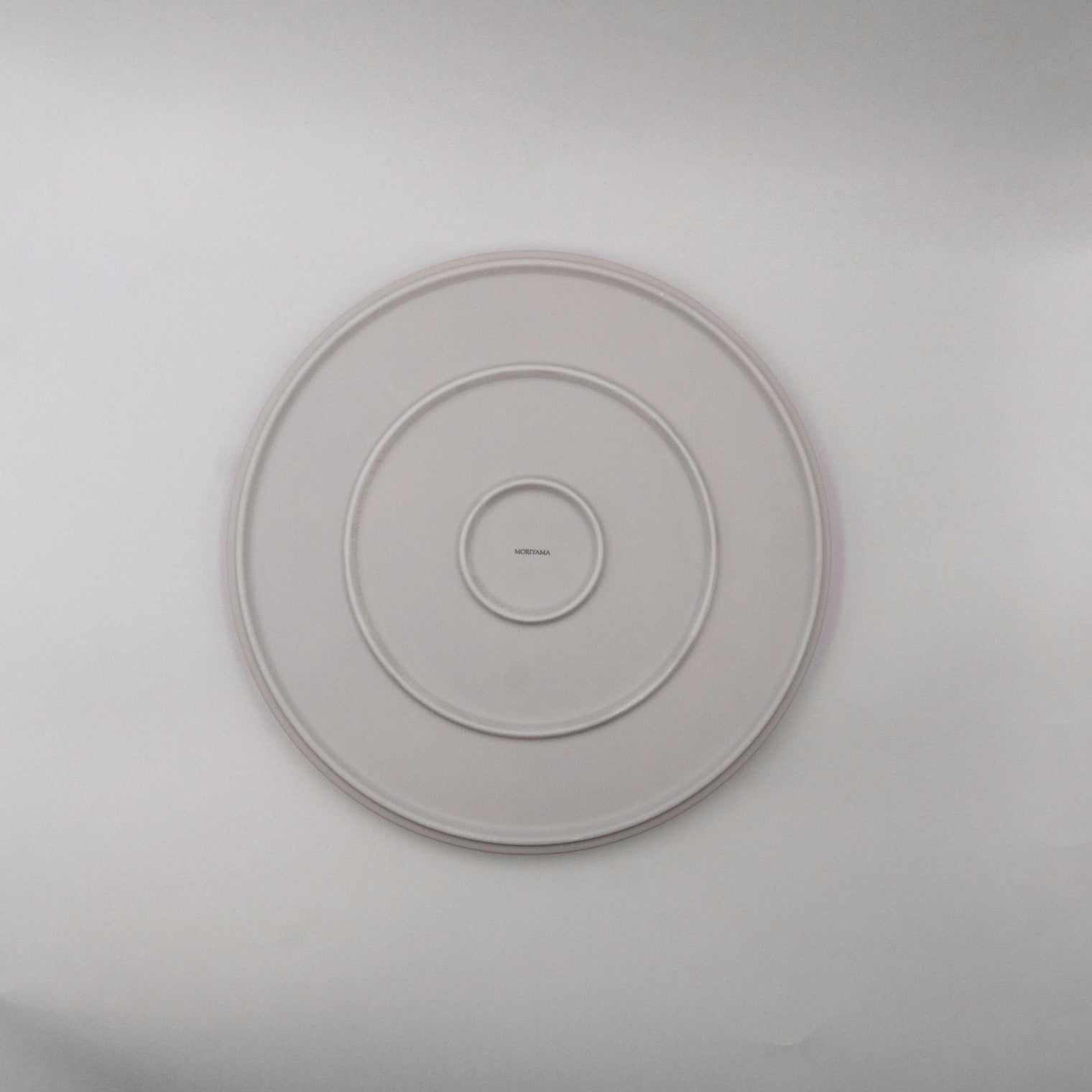 Blend Gray Round Tray, 26cm, Moriyama