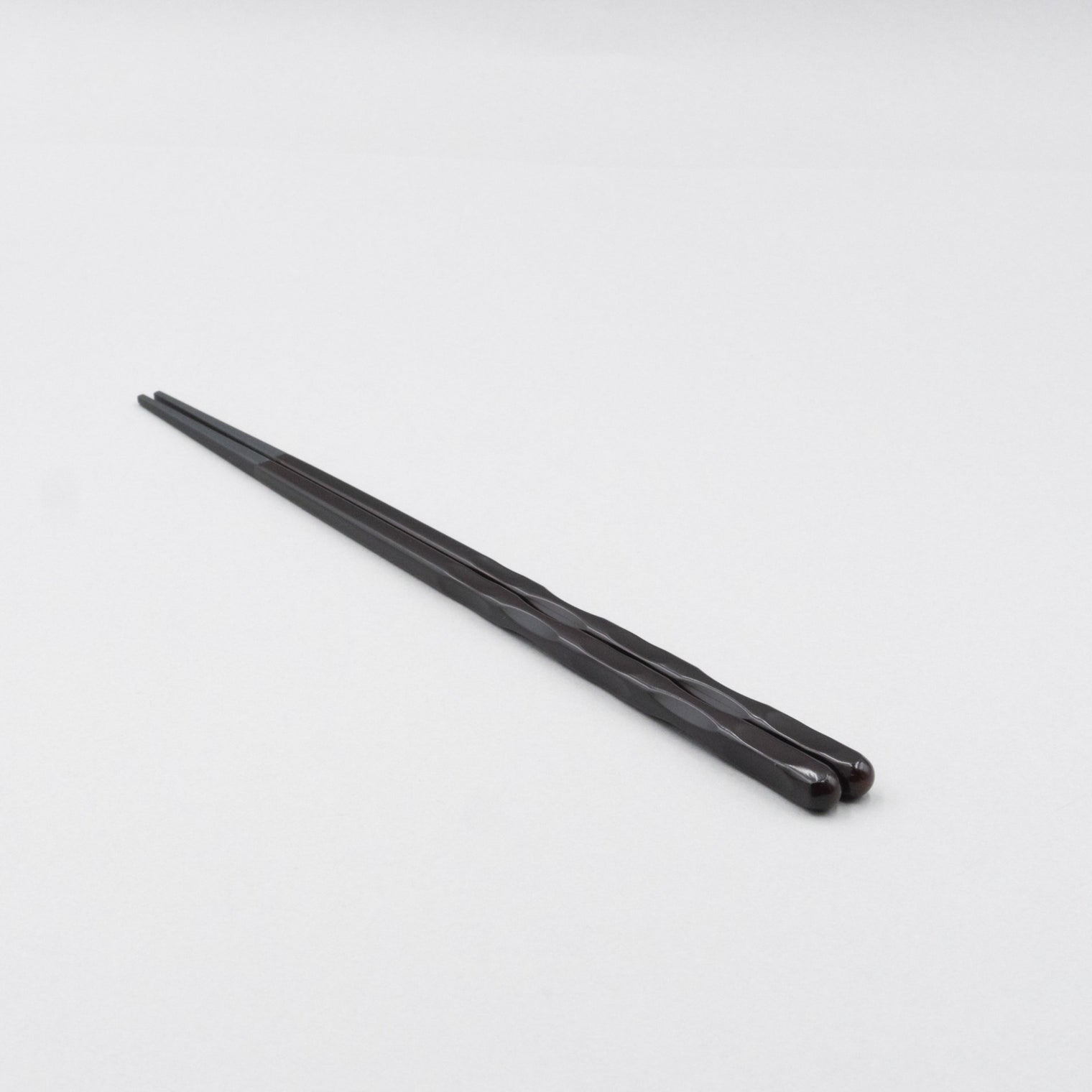 Hexagon Carved Chopsticks Teak, 22.5cm