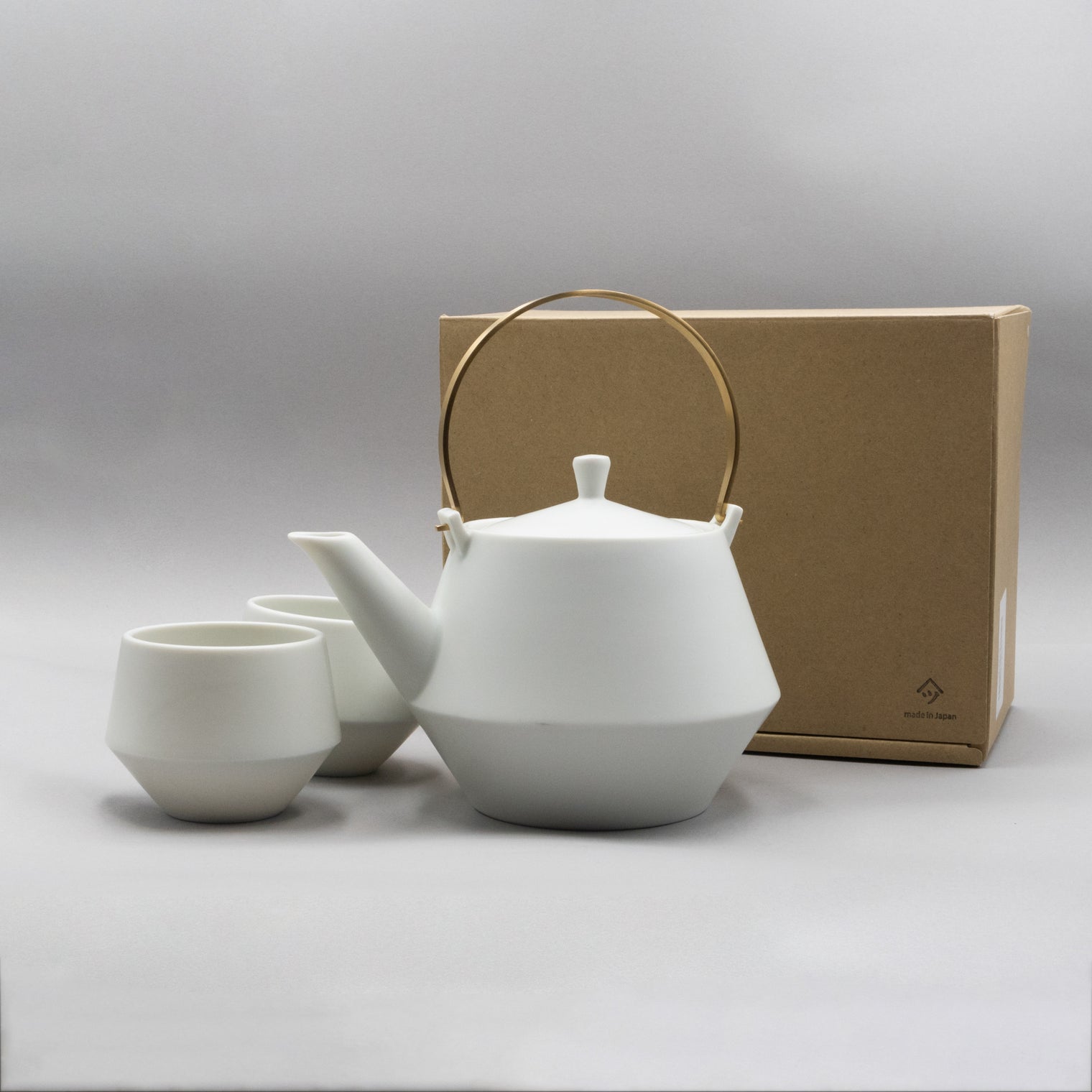 Yamatsu Tea Set White, 450ml
