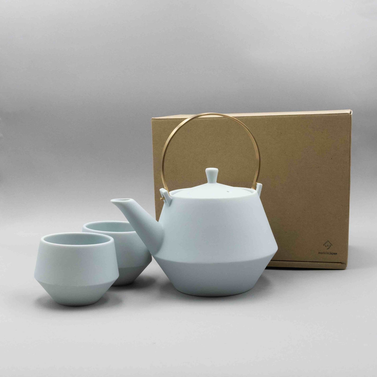 Yamatsu Tea Set Blue White, 345ml