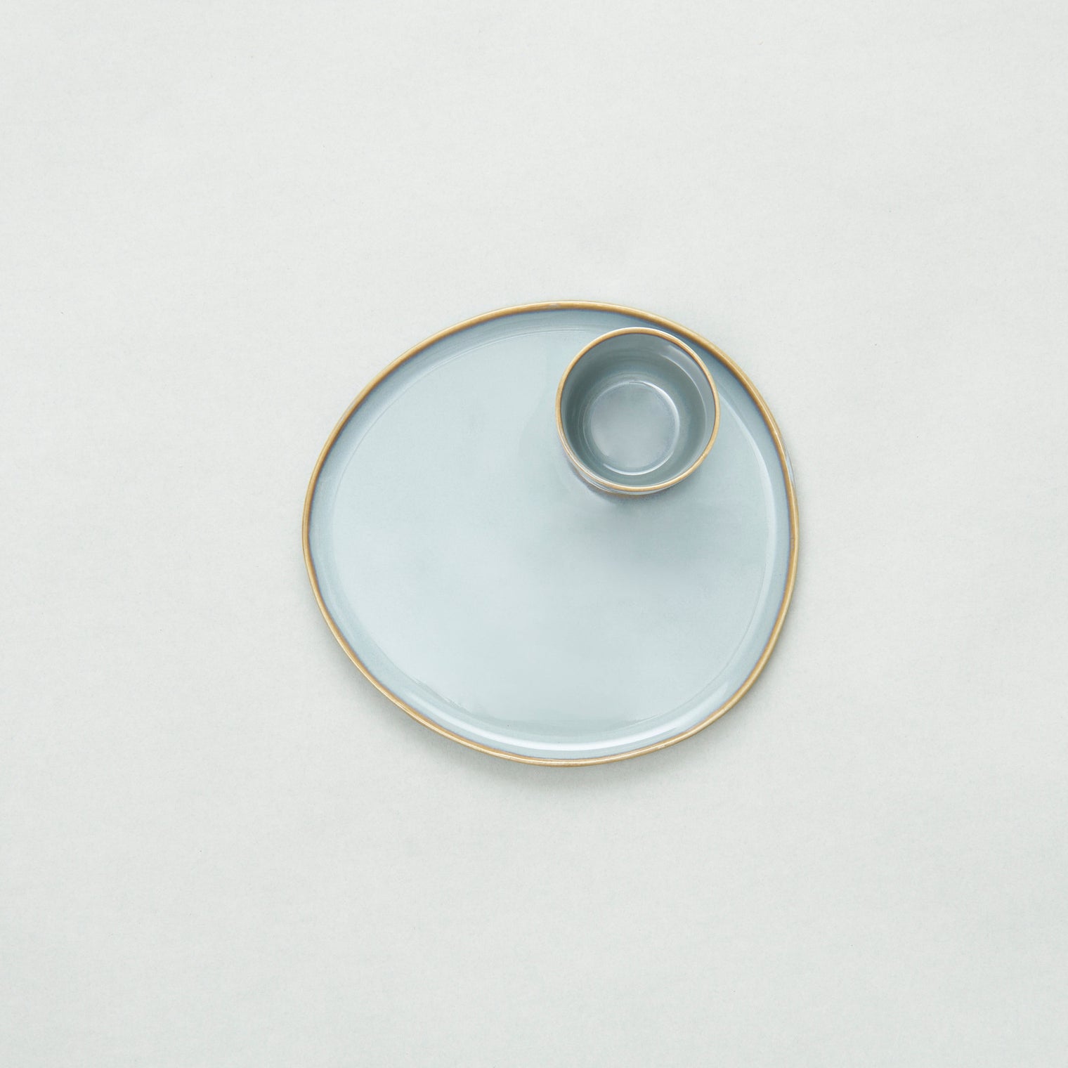 Tapas Plate, Smokey Blue, 15cm x 4.5cm, Design by Anita Le Grelle
