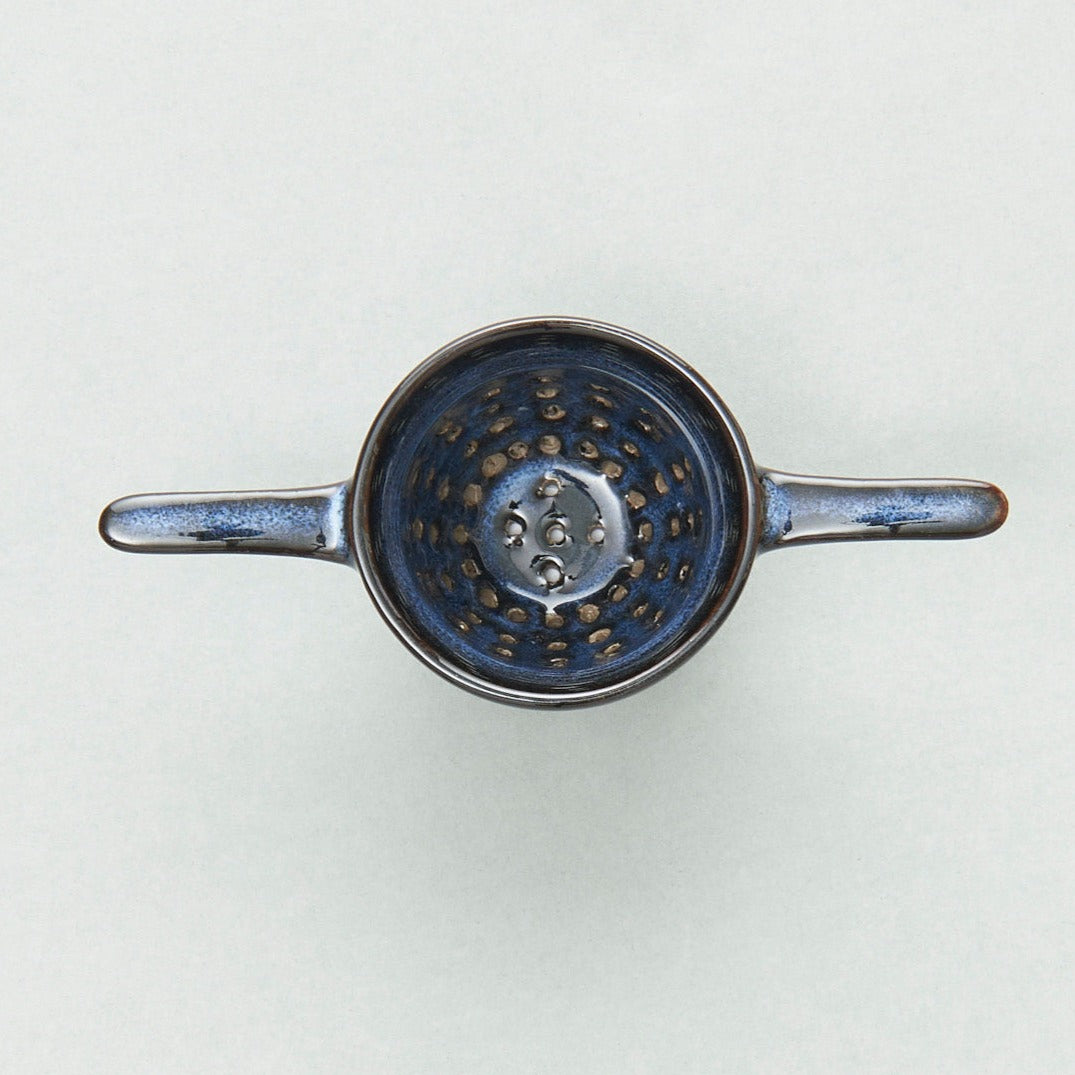Tea Strainer, Dark Blue, 14cm x 6cm x 5cm, Design by Pascale Naessens
