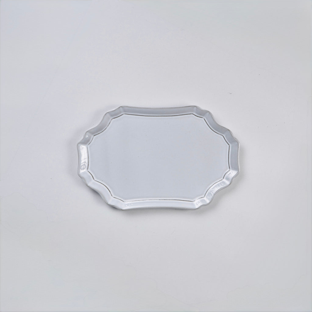 Chouette Plate White S20.8×12.8×1cm