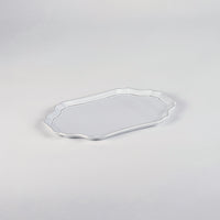 Chouette Plate White S20.8×12.8×1cm