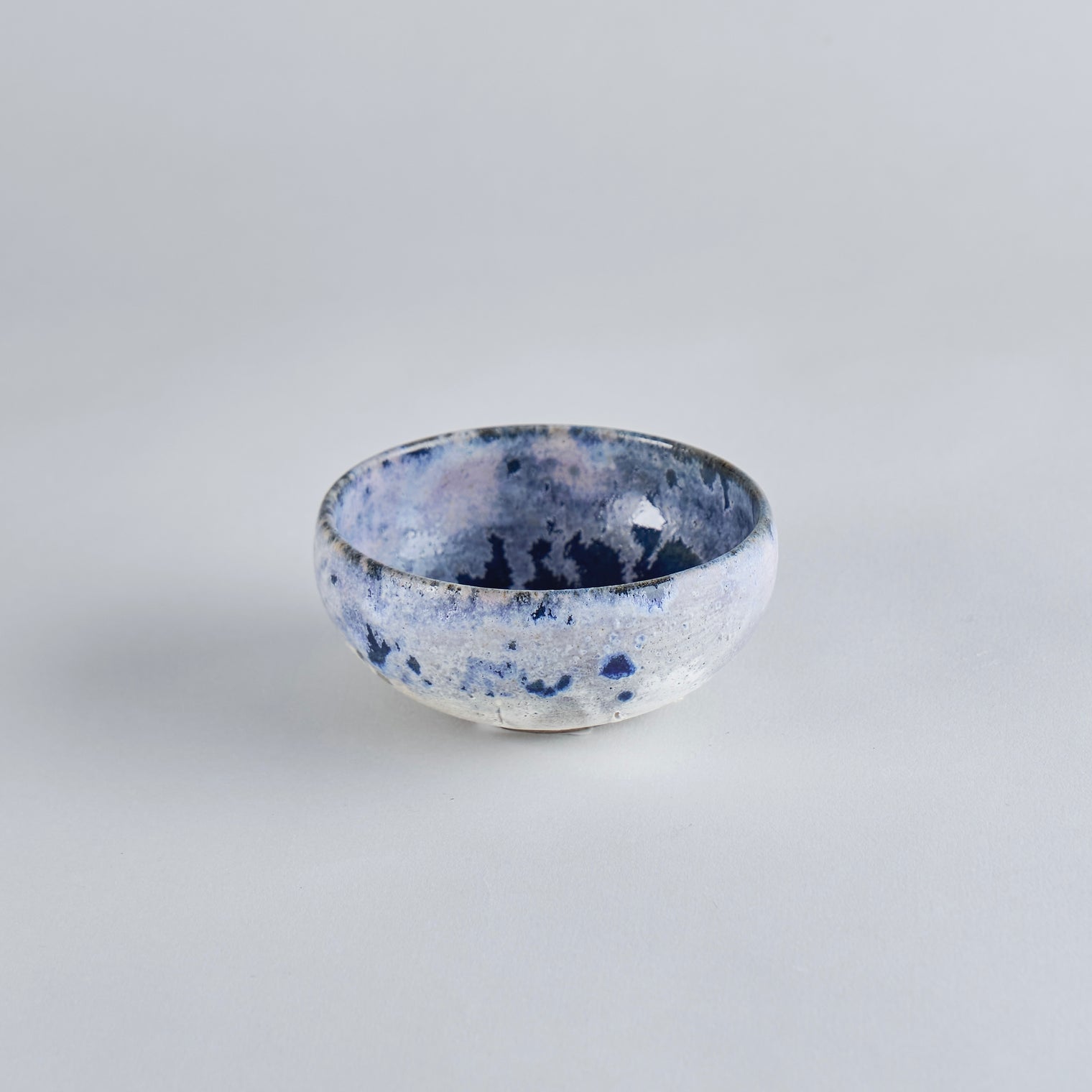 Bowl Small, Still got the blues, Glazed both sides, D11cm, H5cm, Design by Aage Wurtz