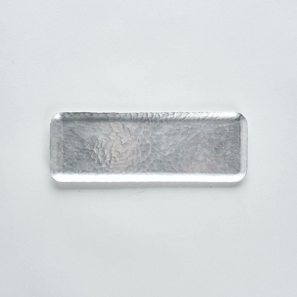 Hammer Pattern Wet Towel Plate Large, Tin, 18.5cm x 6.5cm x 0.5cm