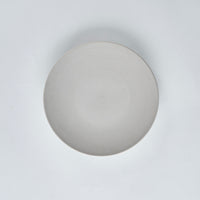 Blend Gray Flat Plate, 16cm x H2cm, Design by Moriyama