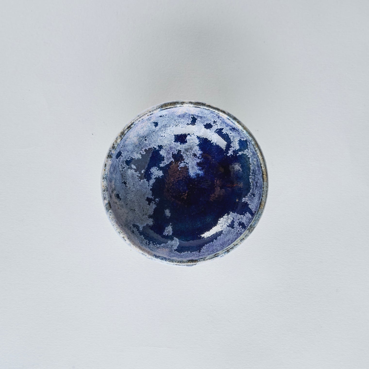 Bowl Small, Still got the blues, Glazed both sides, D11cm, H5cm, Design by Aage Wurtz
