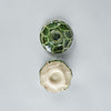 Oribe Chawanmushi Cup Green, 8.5cm x 8.5cm