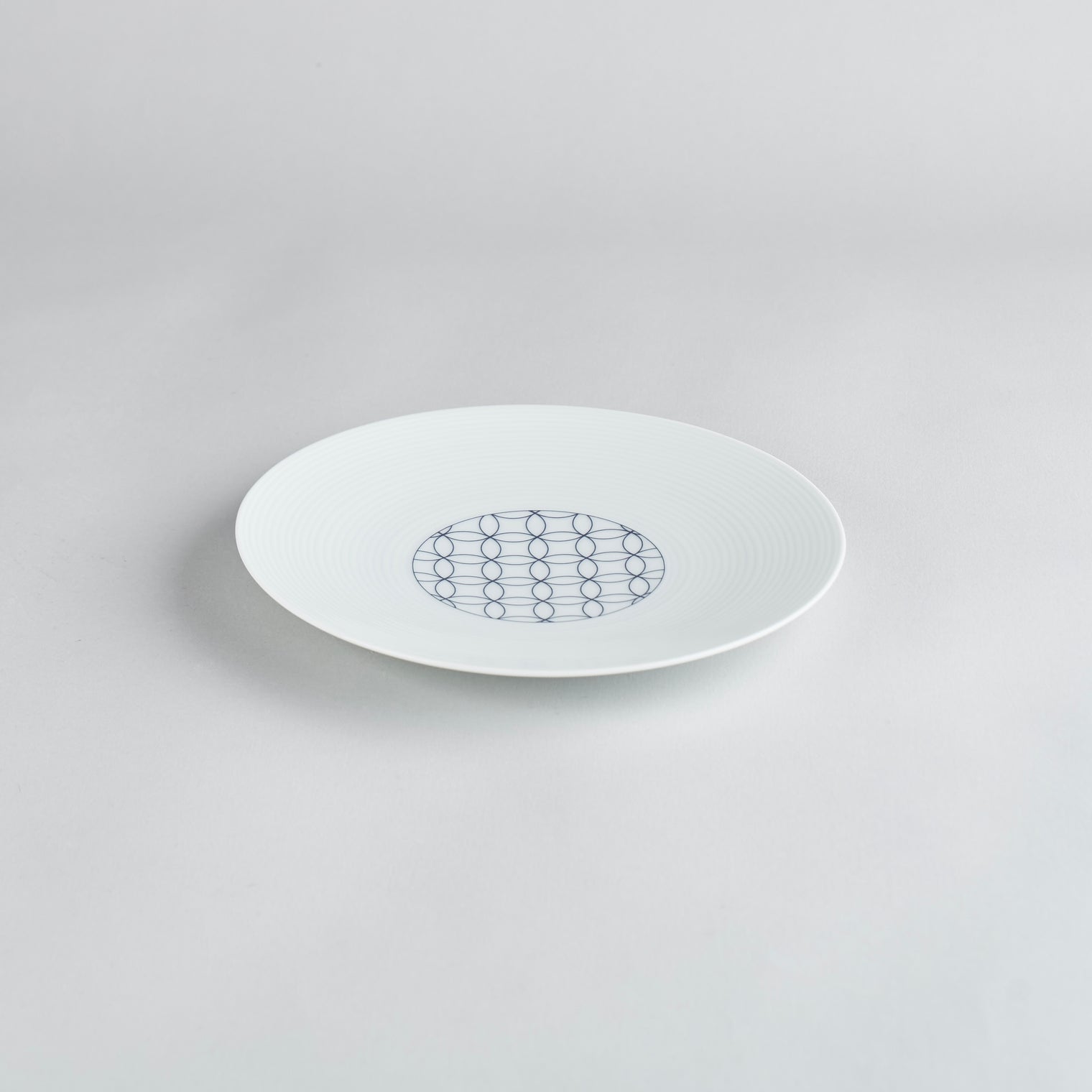 Eiho Porcelain, Shippo, Blue Plate, 15cm