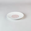 Eiho Porcelain, Shippo, Red Plate, 15cm