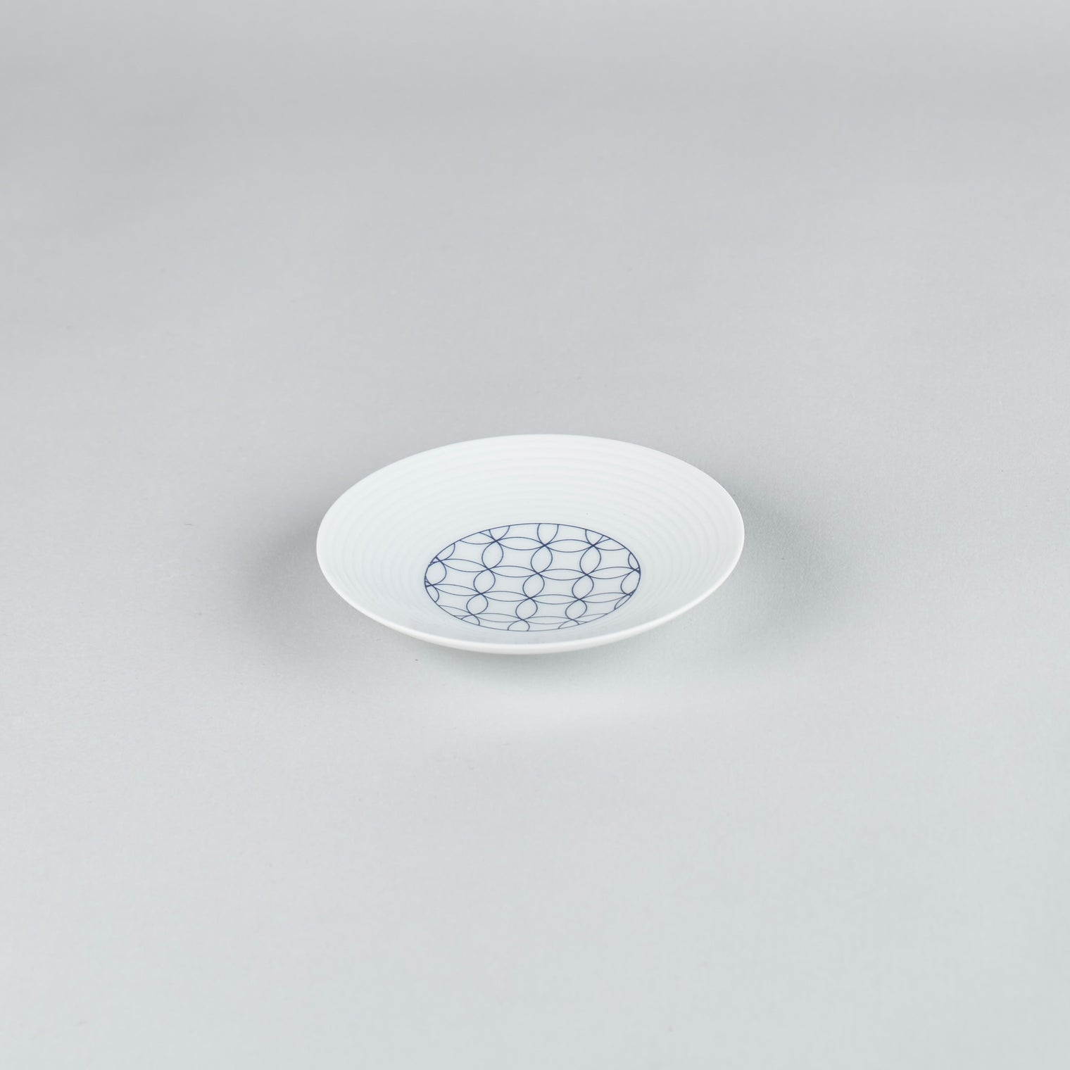 Eiho Porcelain, Shippo, Blue Plate, 11cm
