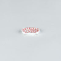 Eiho Porcelain, Seigaiha, Red Chopstick Rest