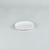 224 Porcelain Uzra Oval Plate S, White, 112 x 98 x 15mm