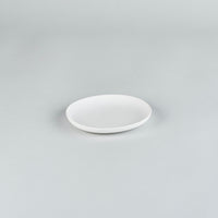 224 Porcelain Uzra Oval Plate S, White, 112 x 98 x 15mm