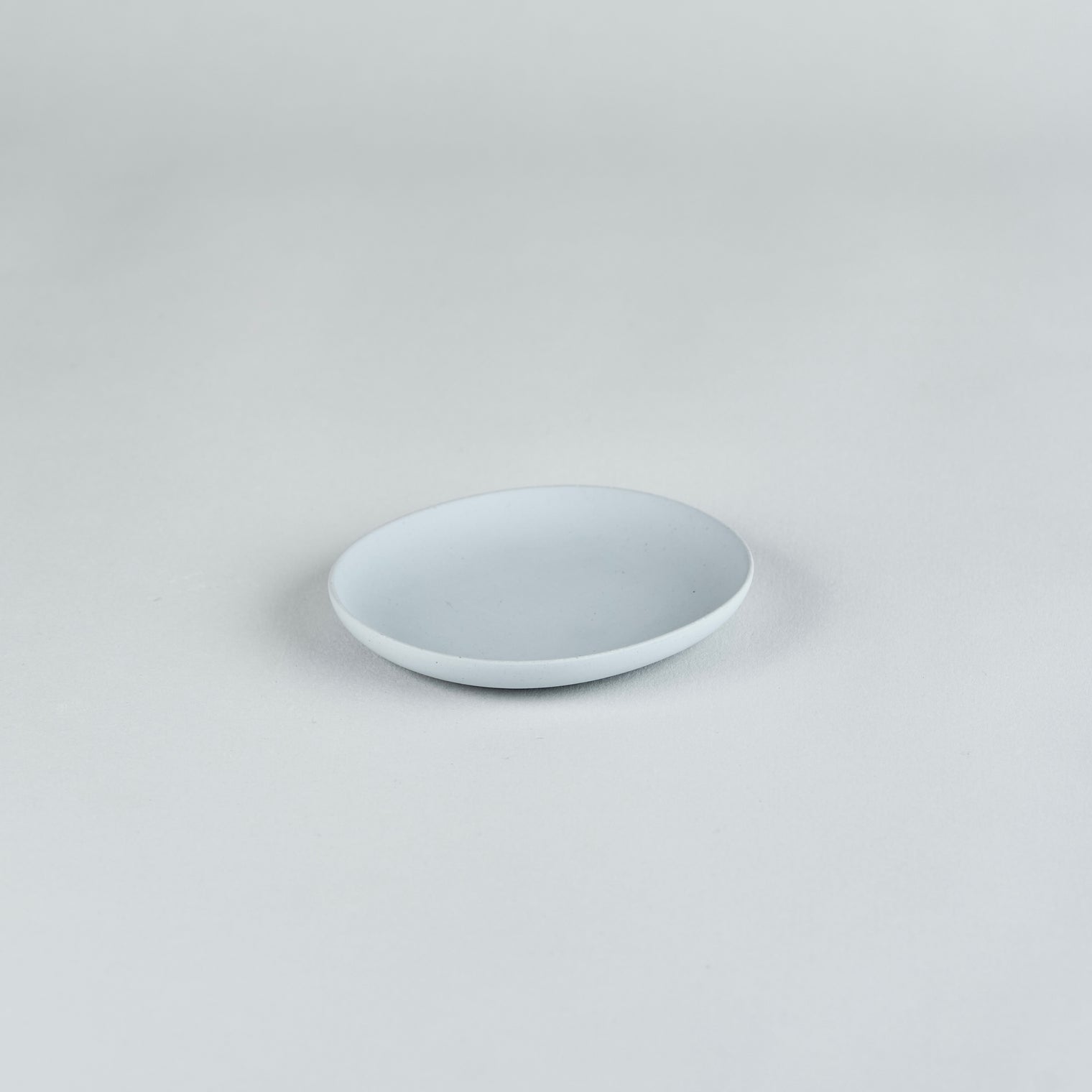 224 Porcelain Uzra Oval Plate S, Gray, 112 x 98 x 15mm