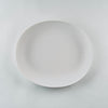 224 Porcelain Uzra Oval Bowl L, White, 236 x 204 x H35mm