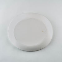 224 Porcelain Uzra Oval Bowl L, White, 236 x 204 x H35mm