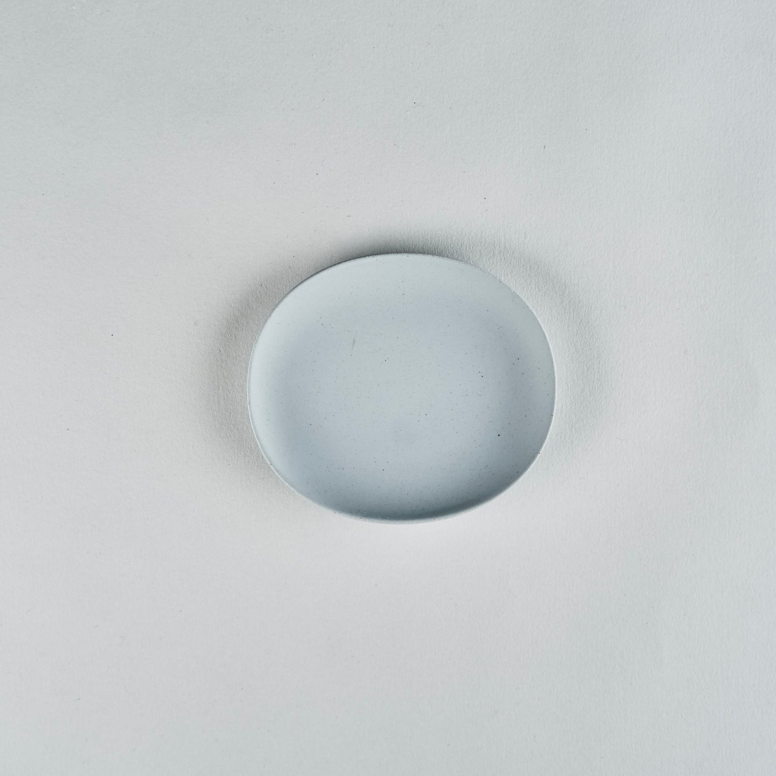 224 Porcelain Uzra Oval Plate S, Gray, 112 x 98 x 15mm