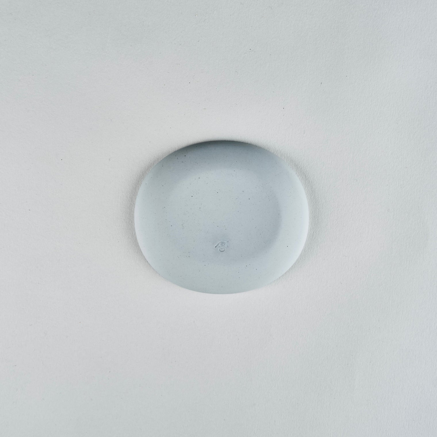 224 Porcelain Uzra Oval Plate S, Gray, 112 x 98 x 15mm