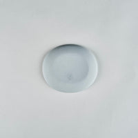 224 Porcelain Uzra Oval Plate S, Gray, 112 x 98 x 15mm