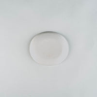 224 Porcelain Uzra Oval Plate S, White, 112 x 98 x 15mm