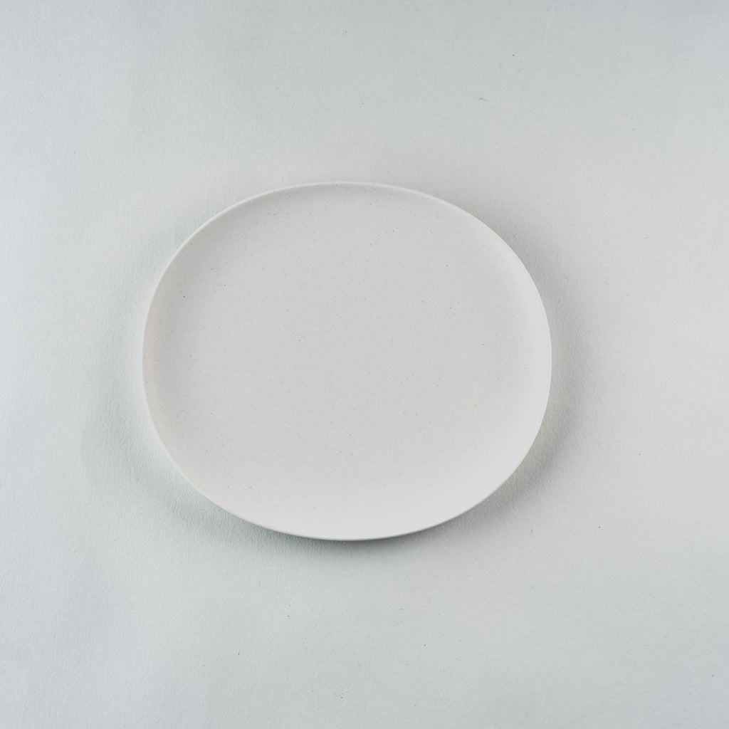 224 Porcelain Uzra Oval Plate M, White, 182 x 160 x 17mm