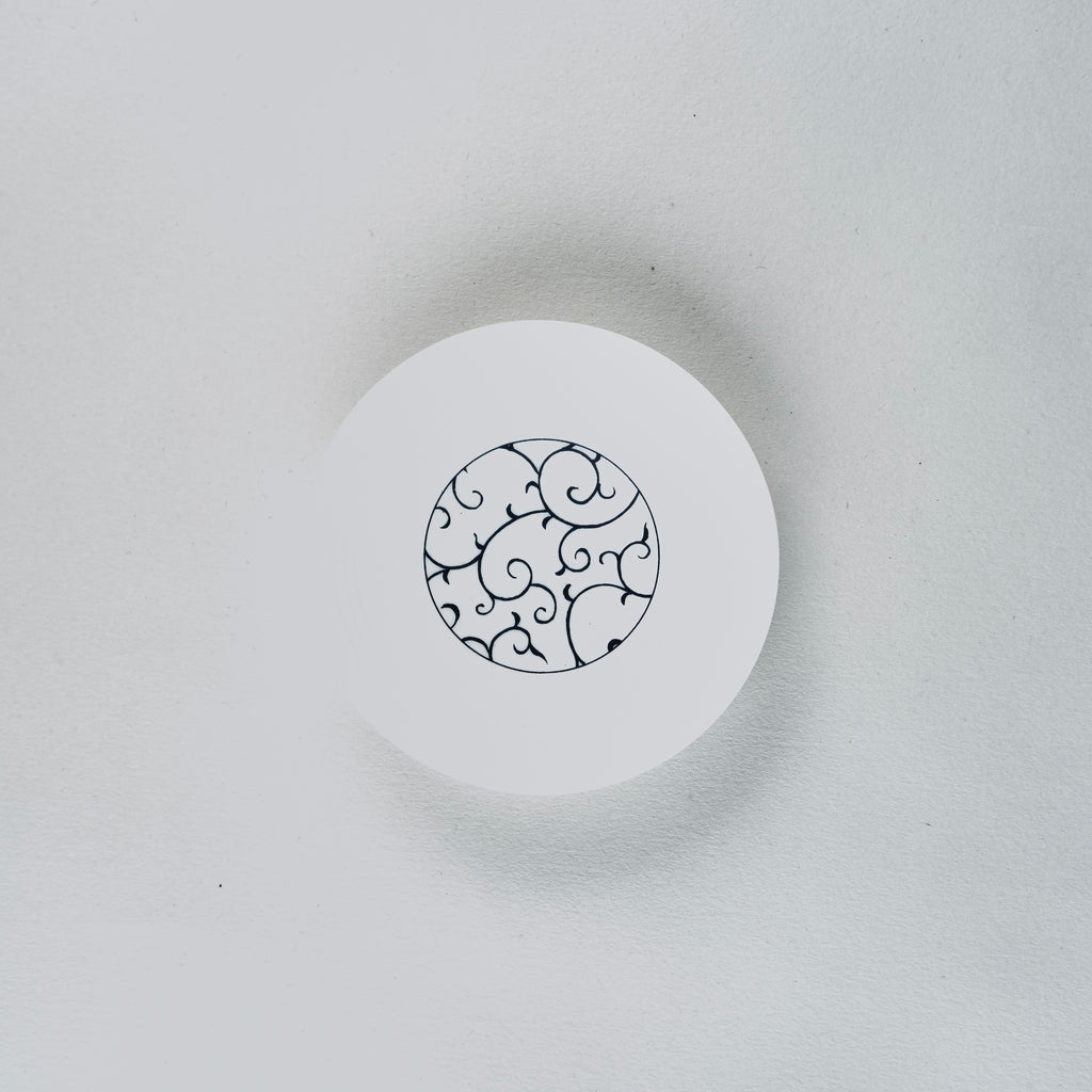 Eiho Porcelain, Arabesque, Blue Plate, 11cm