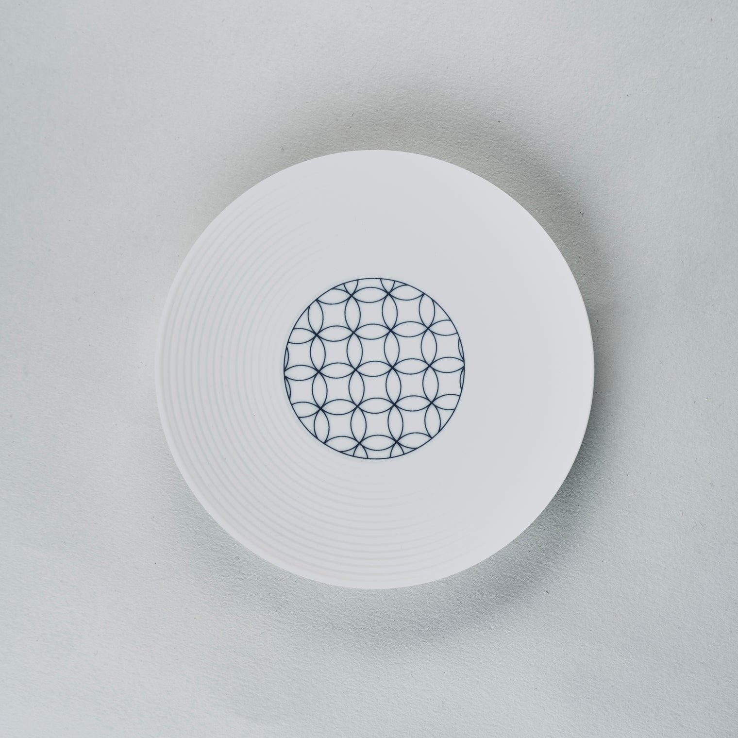 Eiho Porcelain, Shippo, Blue Plate, 15cm