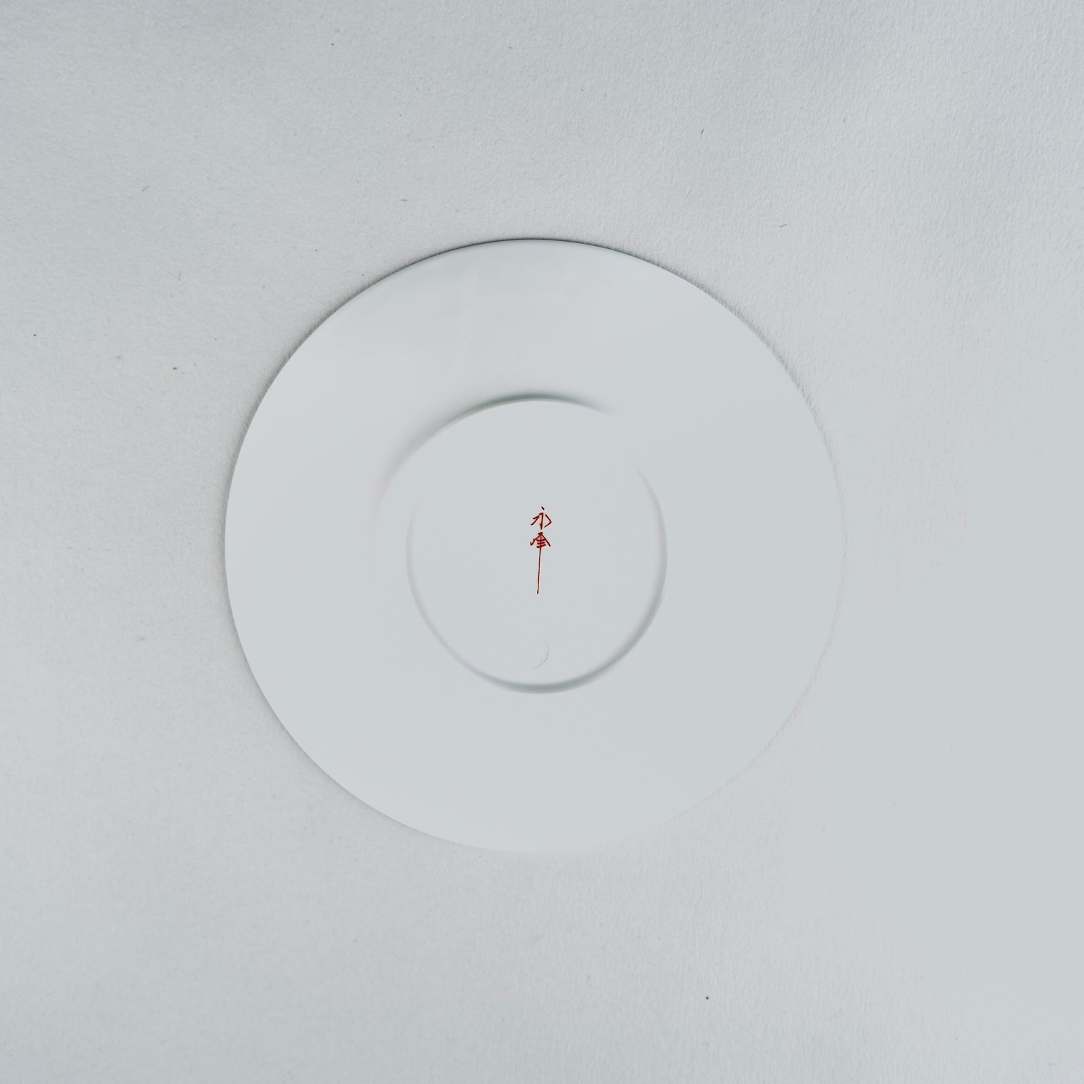 Eiho Porcelain, Shippo, Red Plate, 15cm