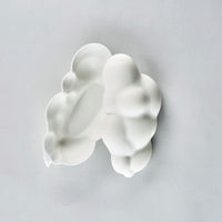 224 Porcelain Cloud nine lidded container, W18cm x H9cm