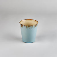 Goblet Conic M, Smokey Blue/Misty Gray, 8.5cm x 9.5cm, Design by Anita Le Grelle
