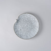 Charcoal Single-sided 5-inch Plate, 15.5cm x 15.5cm x H3cm, Design by Takada San